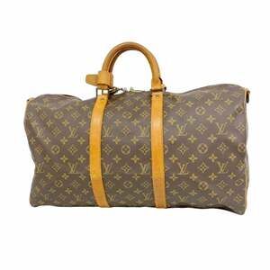 LOUIS VUITTON Authentic Brown Monogram Boston Bag
